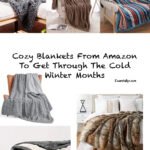 Cozy Blankets From Amazon Warm Blankets Couch Throw Blanket Home Decor Living Room Decor Soft Warm Bedding Chunky Knit Cable Knit Blanket Winter Blankets Warm Bedding Affordable Faux Fur Throw