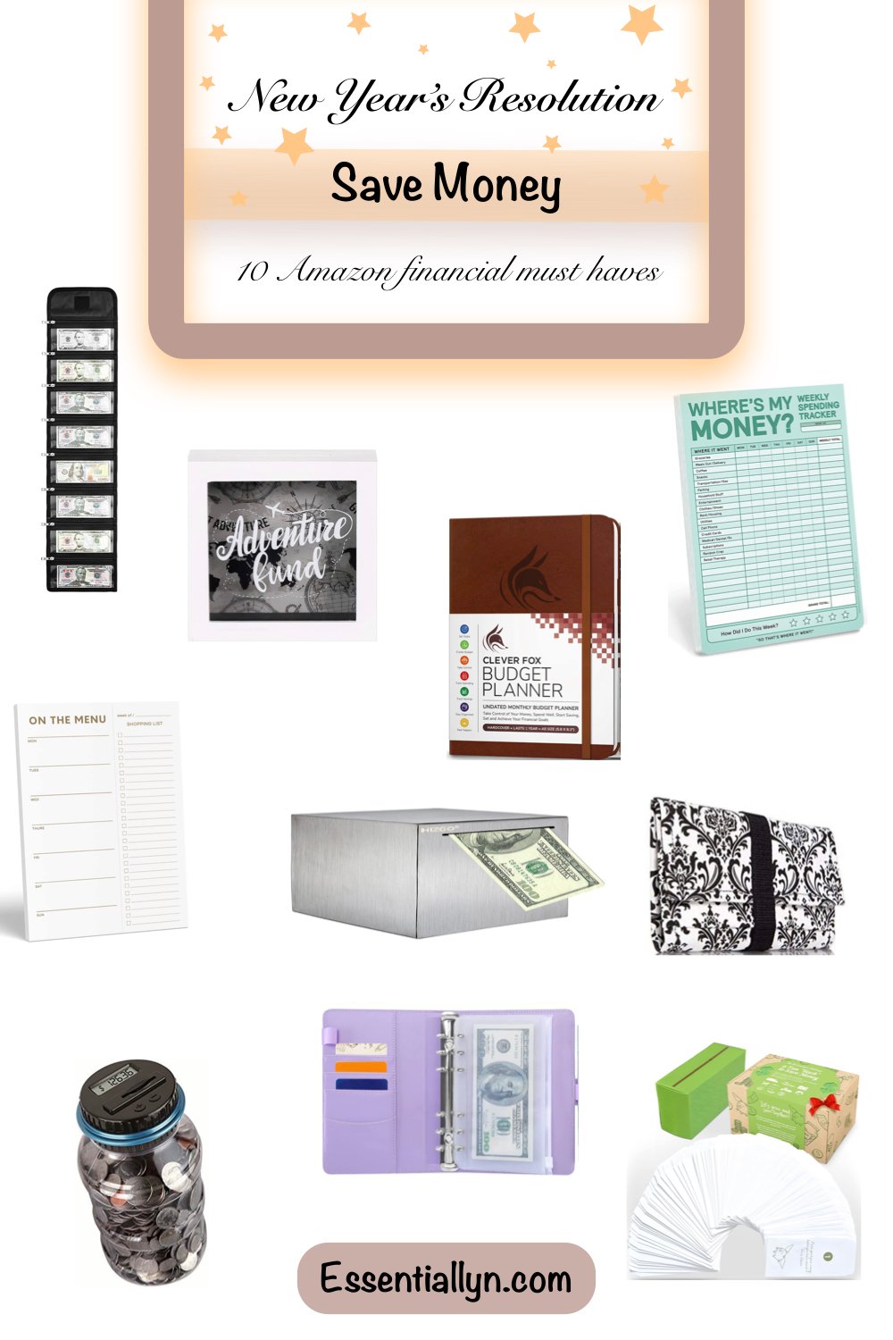 Save Money New Year’s Resolution Savings Be More Frugal Budget Amazon Finds